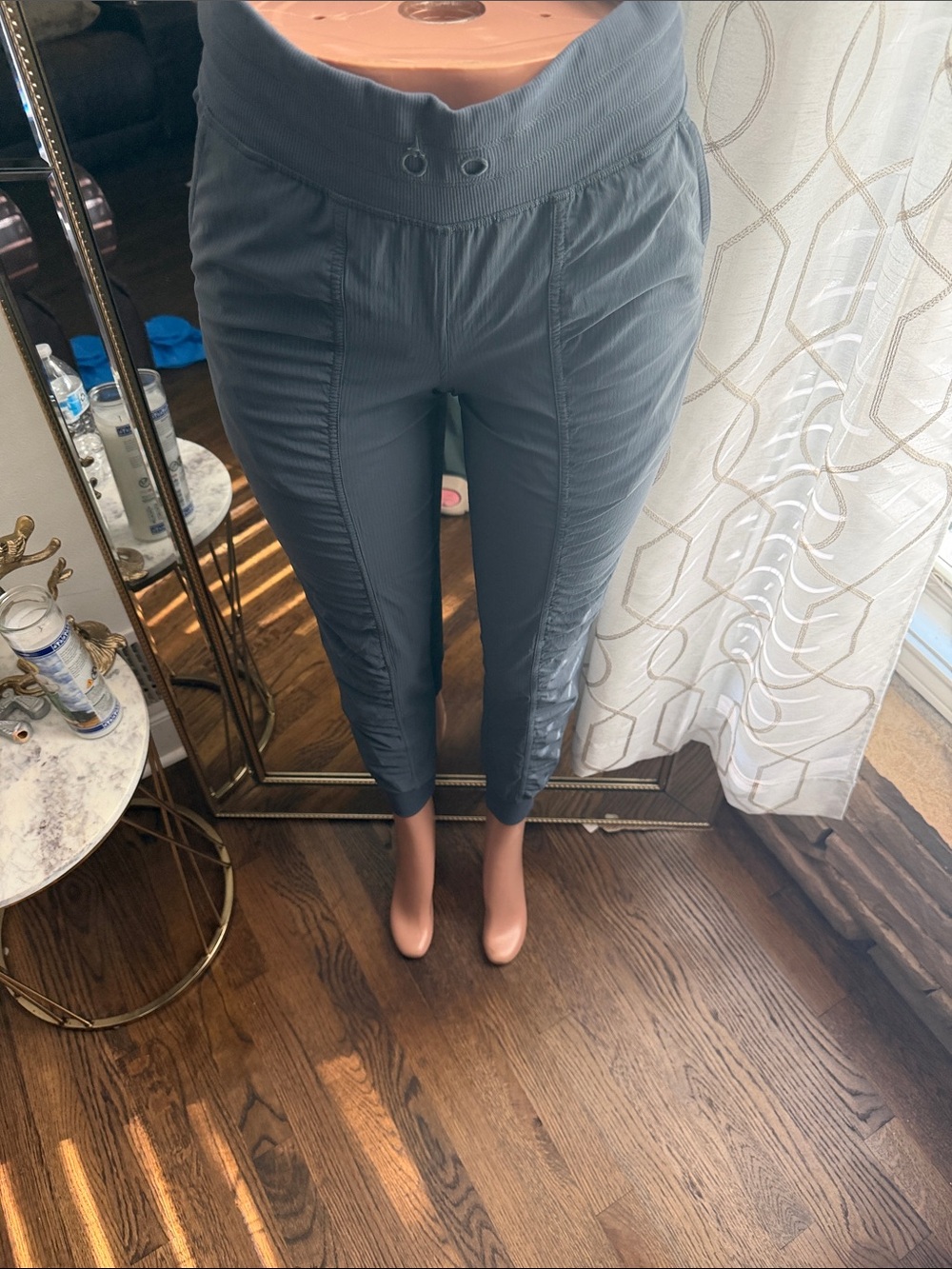 lululemon athletica Girls' Slate Gray Ribbed Waist Leggings